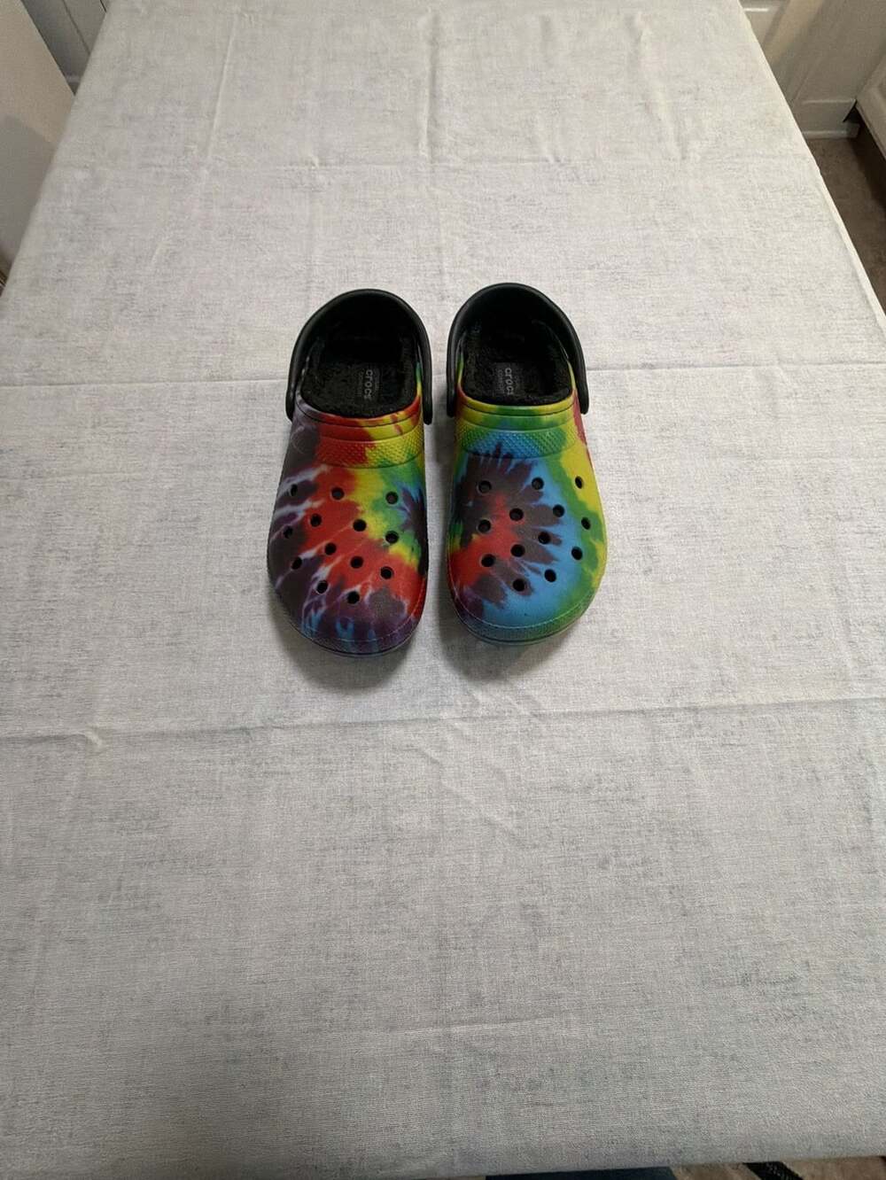 Crocs Classic Lined Multicolor Tie Dye Clogs